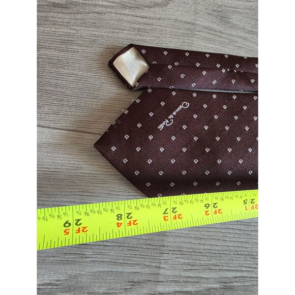 Oscar De La Renta Mens Silk Polka Dot Ties Set - Picture 8 of 8